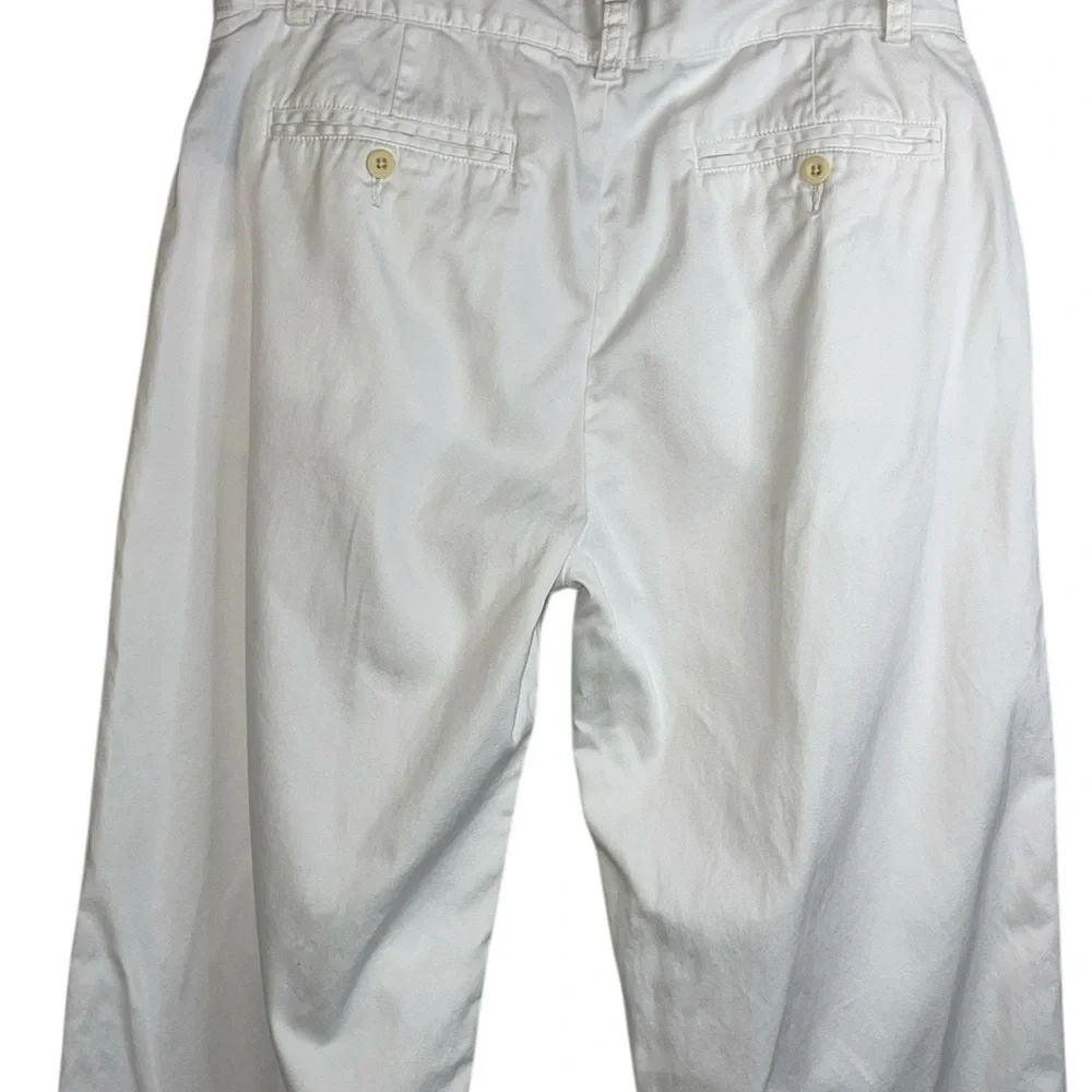 Ralph Lauren Boys Straight Leg White Chinos Size 20 #63
